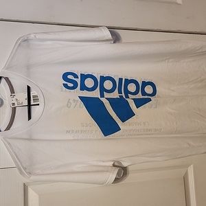 Men's Adidas performance tshirt, XL, White.